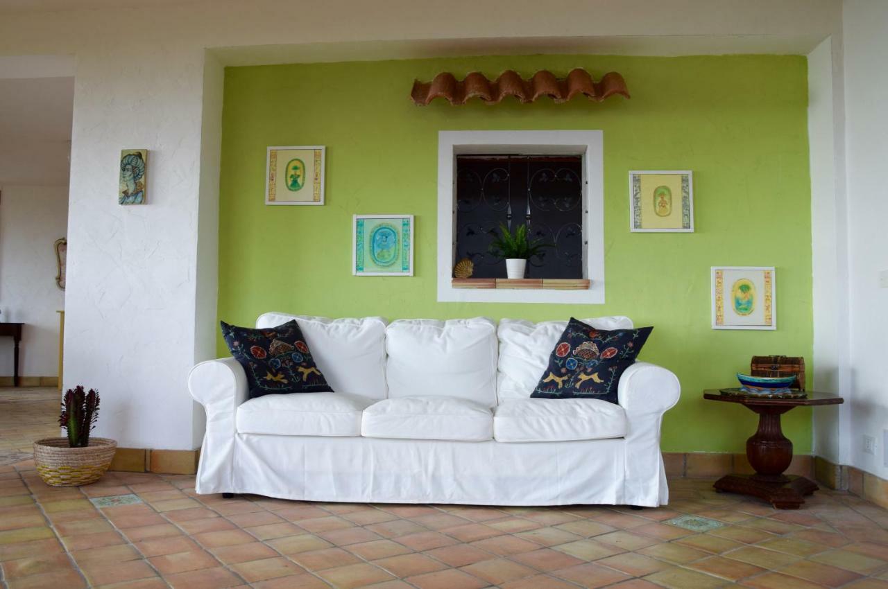 שאקה Villa Immersa In Oliveto Vista Mare מראה חיצוני תמונה