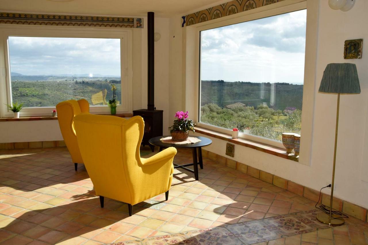 שאקה Villa Immersa In Oliveto Vista Mare מראה חיצוני תמונה