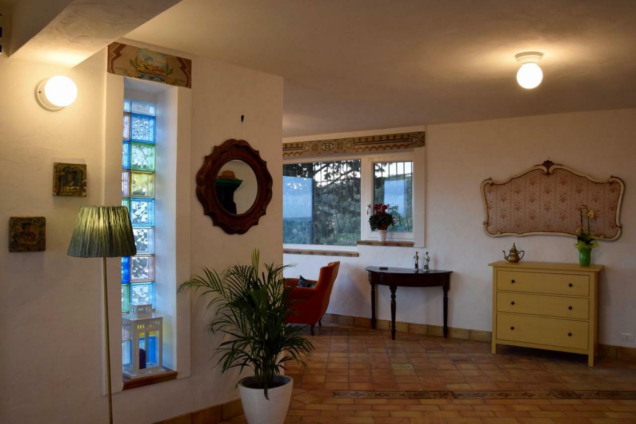 שאקה Villa Immersa In Oliveto Vista Mare מראה חיצוני תמונה